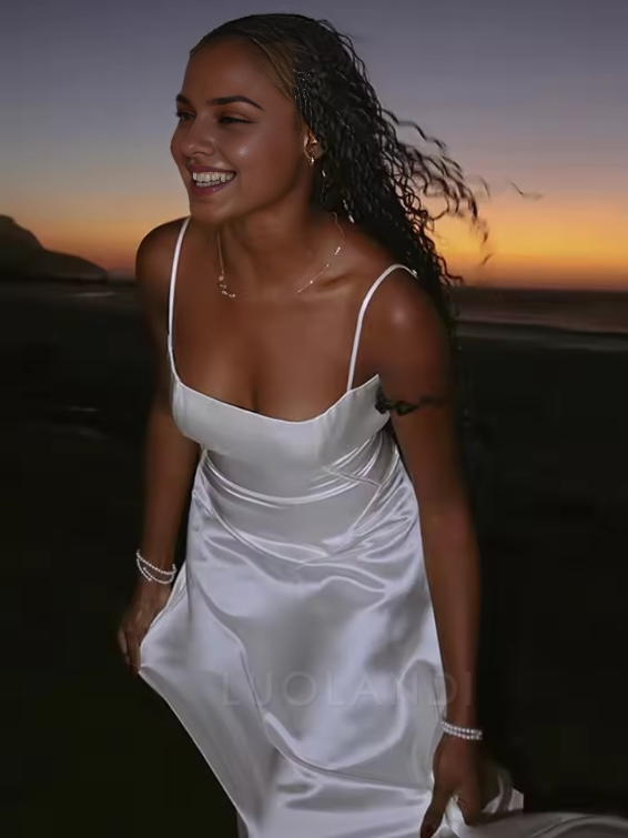 Luolandi Elegant Long Prom Dress Fashion Vacation Dress Charming Evening Party Dress