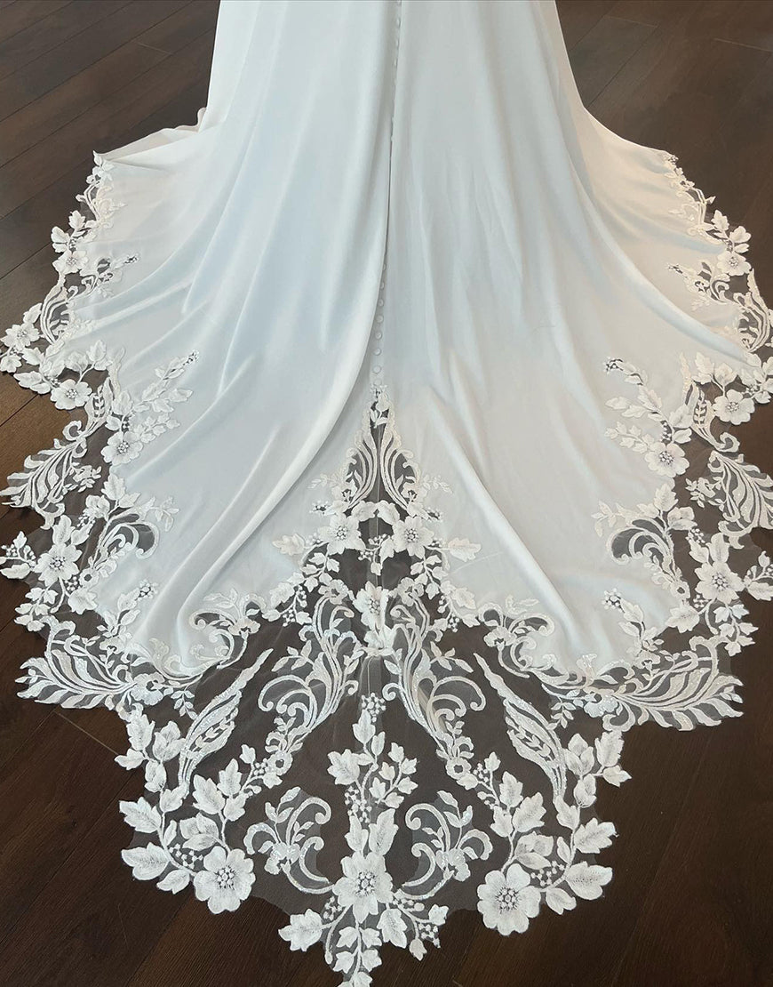 Luolandi Ivory Mermaid Off The Shoulder Long Wedding Dress Sexy