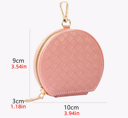 Women's Crossbody Bag Bag Set Coin Purse Mobile Phone Bag Credit Card Holder Wallet PU Leather 2 Pieces Daily Holiday Zipper Adjustable Waterproof Lightweight Solid Color Wine Black Pink