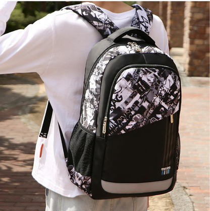 Backpacks for Boys School Bags for Kids Luminous Bookbag and Sling Bag Set, Back to School Gift