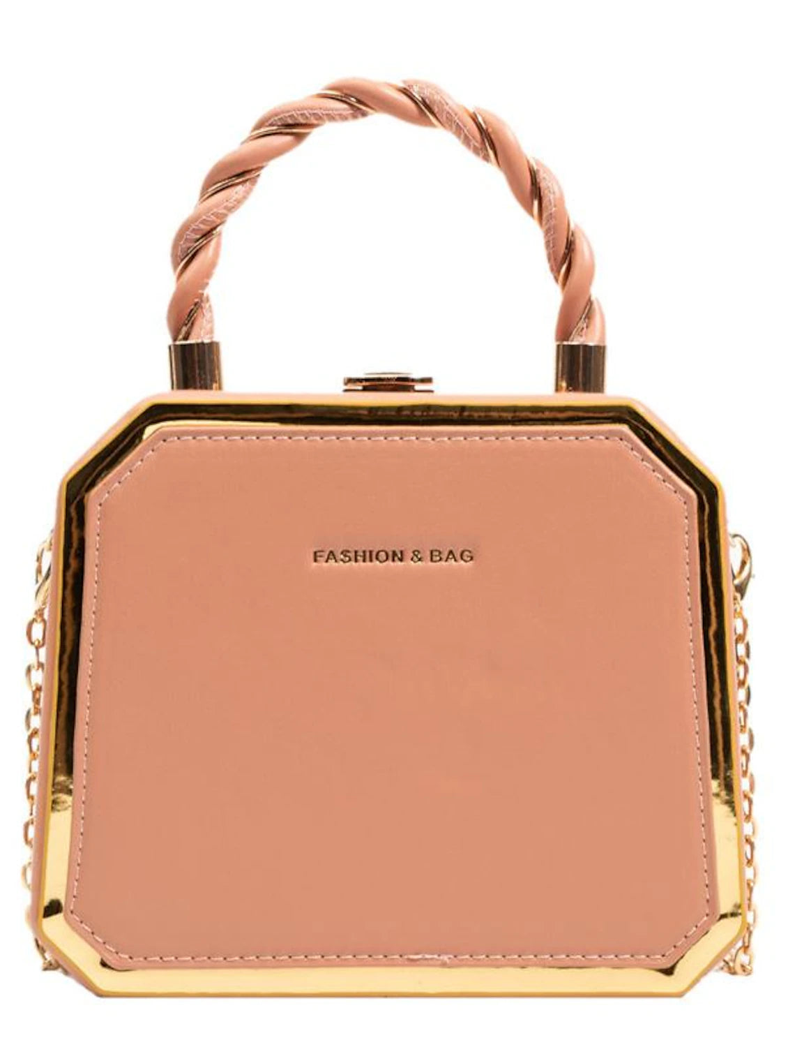 Women's Handbag Crossbody Bag PU Leather Daily Chain Waterproof Durable Letter Black Pink Dark Green