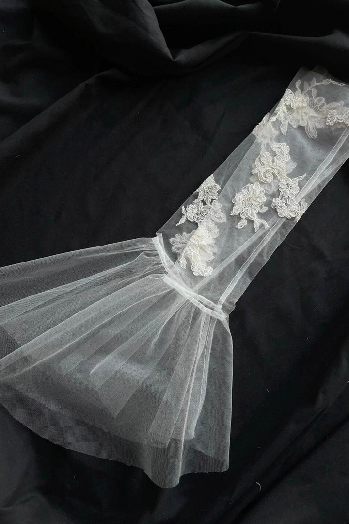 Luolandi Champagne Tulle Lace Long Prom Dress Elegant Spaghetti Strap Evening Party Dress Wedding Dress