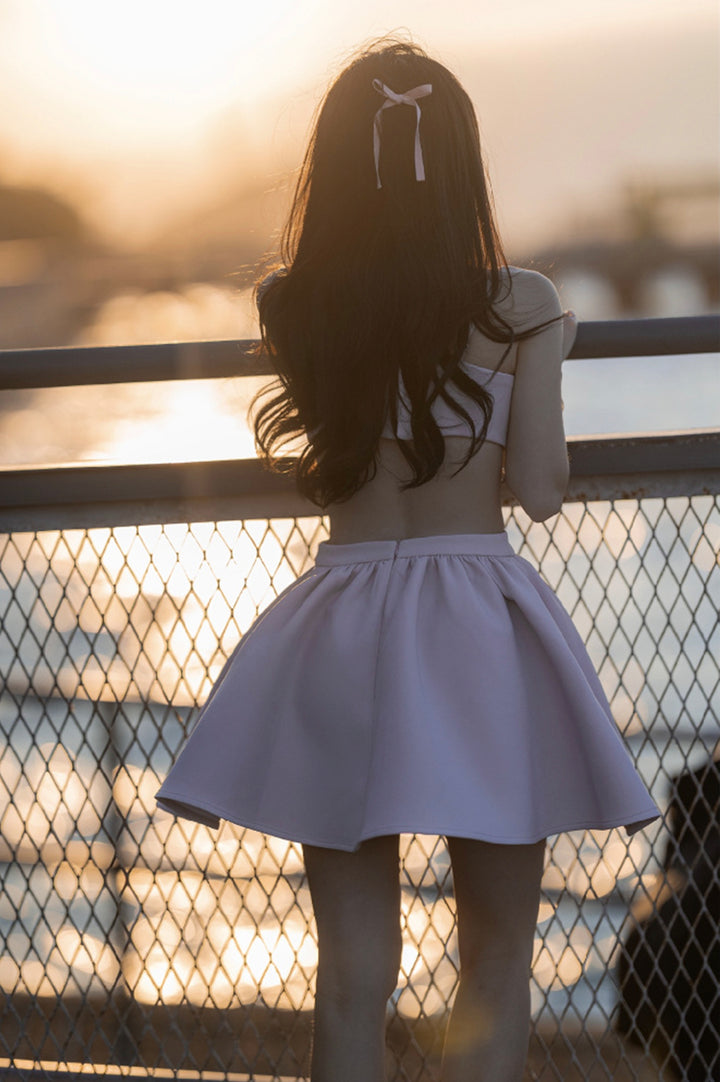 Luolandi Lovely Heart-Shaped Diamond Prom Dresses Short Party Dresses Cute Homecoming Dresses