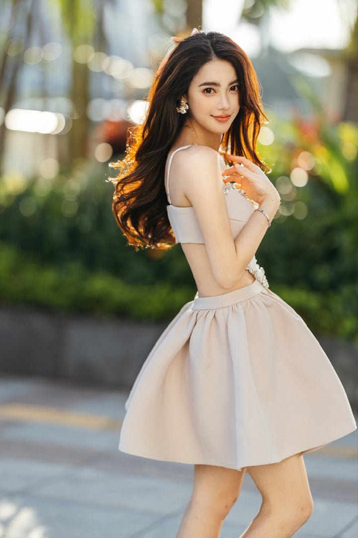 Luolandi Lovely Heart-Shaped Diamond Prom Dresses Short Party Dresses Cute Homecoming Dresses