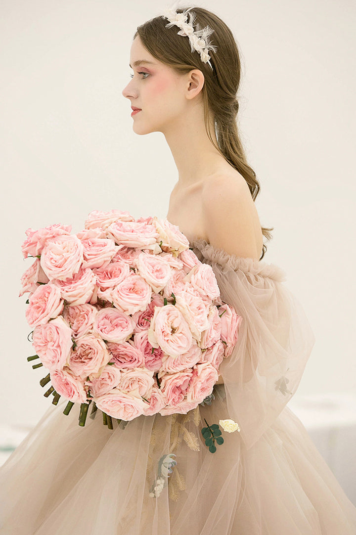 Luolandi Cute Tulle Short Prom Dresses A-Line Homecoming Dresses Without Flowers