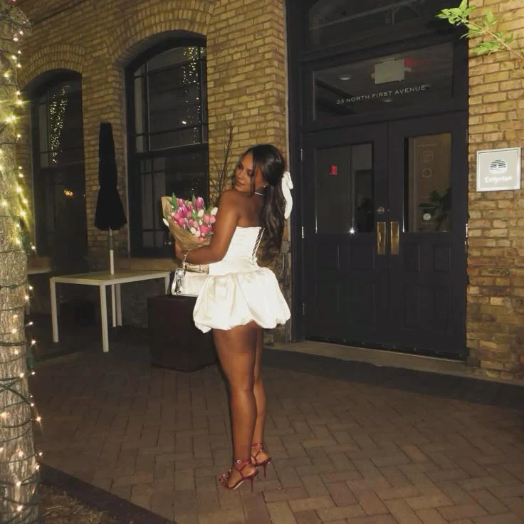 Luolandi A Line Cute Strapless Short Party Dress Homecoming Dress Lovely Graduation Dress Fashion Mini Dress