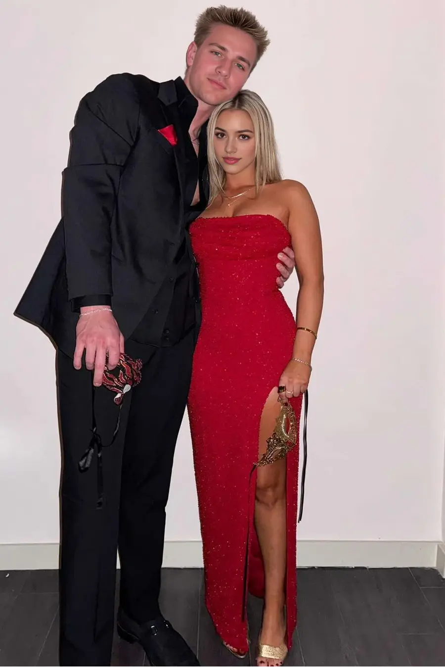 Luolandi Charming Sheath Strapless Light Blue Long Formal Prom Dresses with Slit Shiny Graduation Dress Elegant Party Evening Gowns