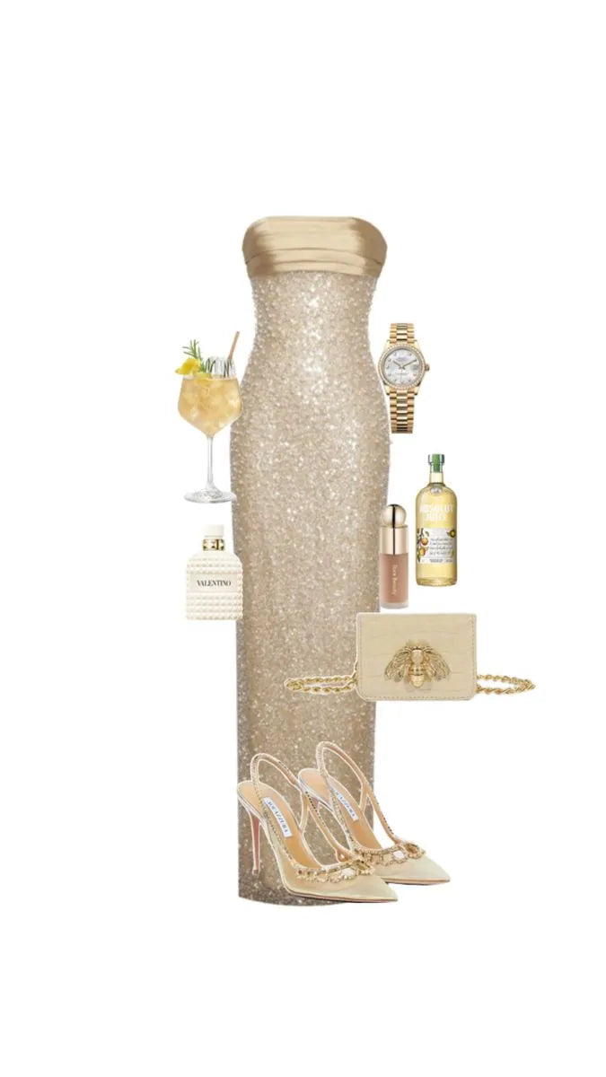 Luolandi Charming Sheath Strapless Sleeveless Long Formal Prom Dress Elegant Party Evening Gowns