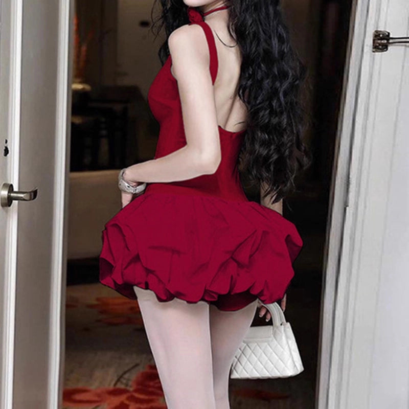 Luolandi Charming Square Neck A Line Sleeveless Summer Short Homecoming Dress No With Neck accessories