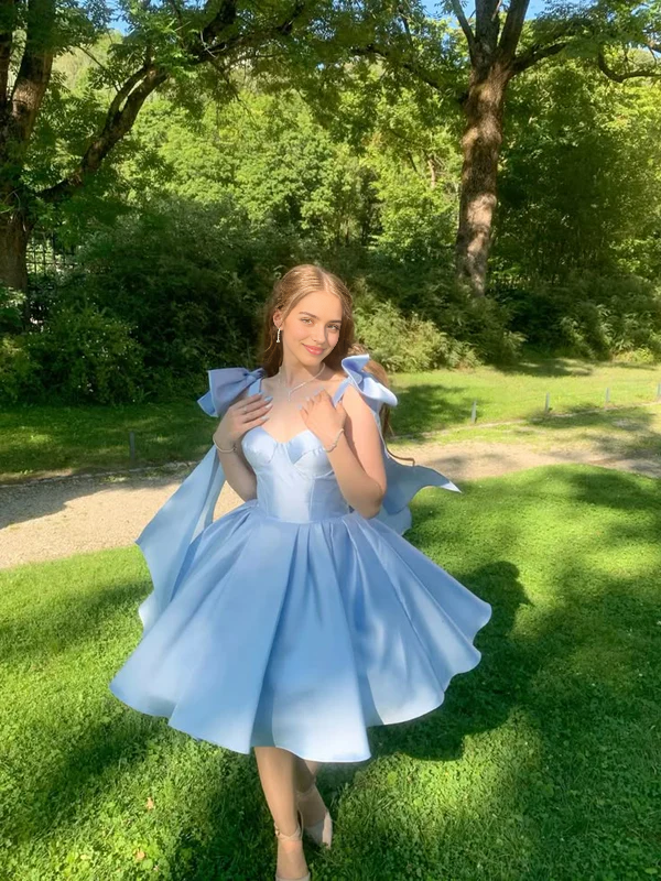 Luolandi Cute A Line Straps Prom Dress Charming Homecoming Dress Lovely Graduation Dress Sweetheart Birthday Party Dress