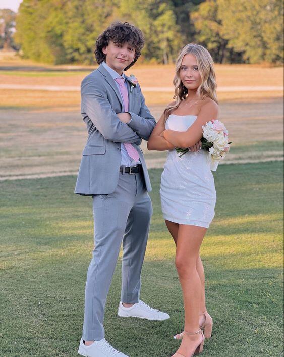 Luolandi Cute Strapless Sheath Homecoming Dress Lovely Birthday Party Dress Short Formal Prom Dress