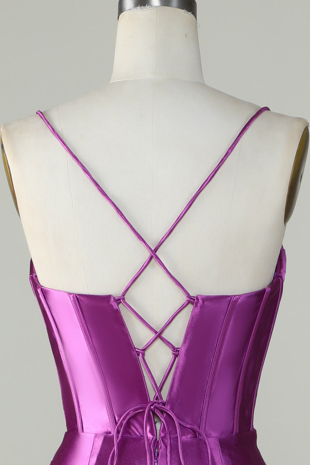 Luolandi Navy Blue Spaghetti Straps Mermaid Long Prom Dress With Slit Sexy Evening Dress Party Dress