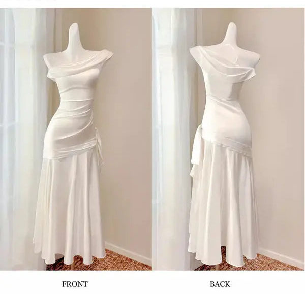 Luolandi Elegant Off-Shoulder Mermaid Evening Party Dress Charming Long Formal Prom Dress
