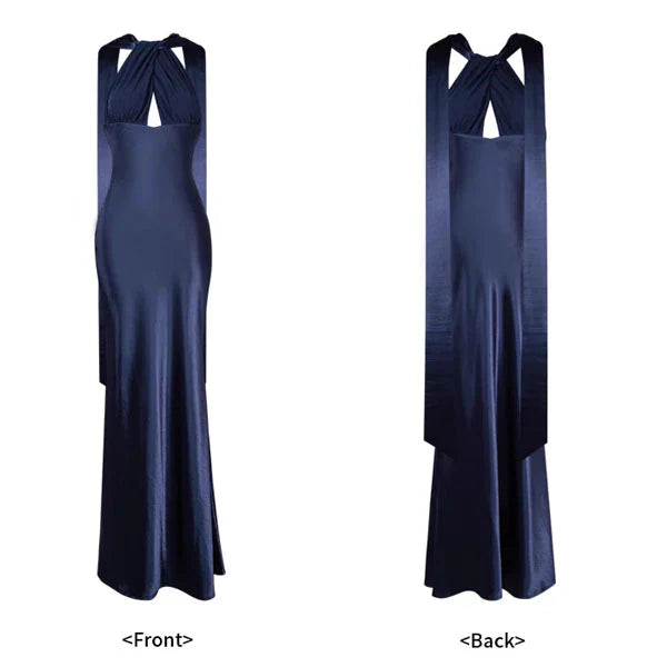 Luolandi Elegant Sheath Sleeveless Long Formal Evening Gowns Charming Wedding Guest Party Dress