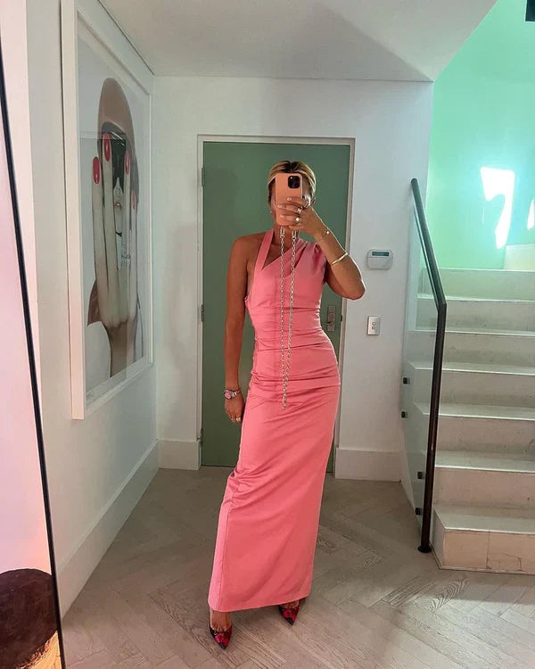 Luolandi Fashion Sheath Prom Dress Elegant Long Wedding Guest Dress Simple Evening Dress Party Dress