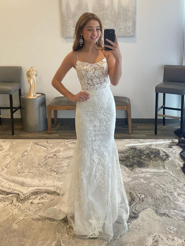 Luolandi Mermaid Prom Dress Long Evening Dress Floor Length Elegant