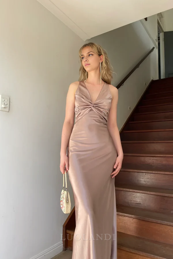 Luolandi Women's Sleeveless Party Prom Dress Charming Evening Dress Formal Dress