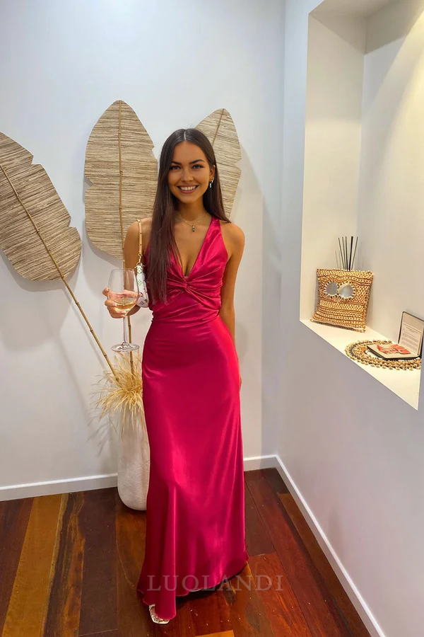 Luolandi Women's Sleeveless Party Prom Dress Charming Evening Dress Formal Dress