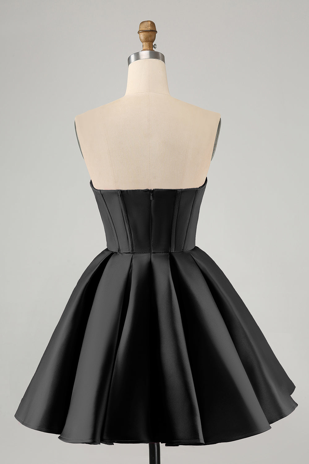 Luolandi Cute A Line Sweetheart Corset Short Homecoming Dress with Beading Party Dress