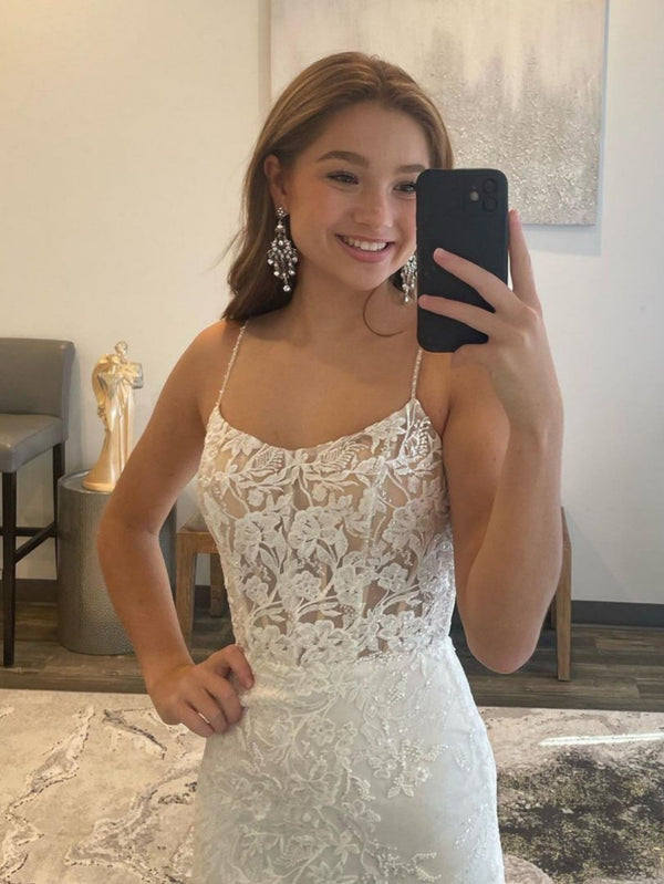 Luolandi Mermaid Prom Dress Long Evening Dress Floor Length Elegant