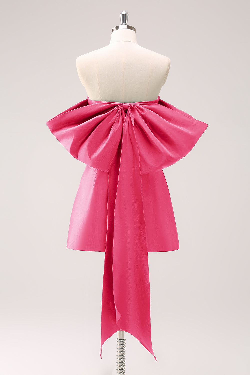 Luolandi Dark Green Strapless A Line Short Homecoming Dress With Bow Party Dress