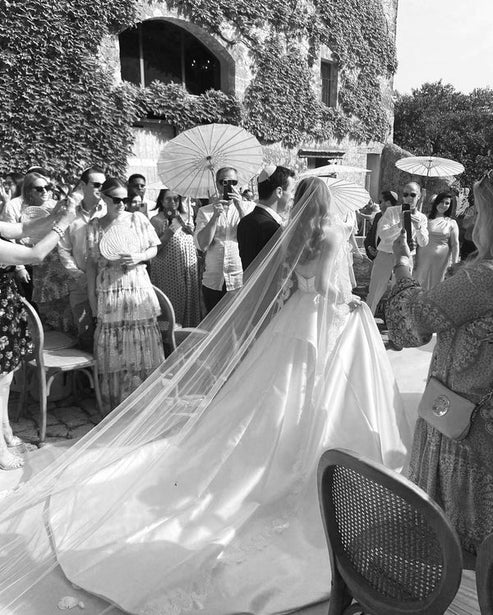 Luolandi A-Line Sweetheart Satin Long Wedding Dresses Off Shoulder Floor Length Simple