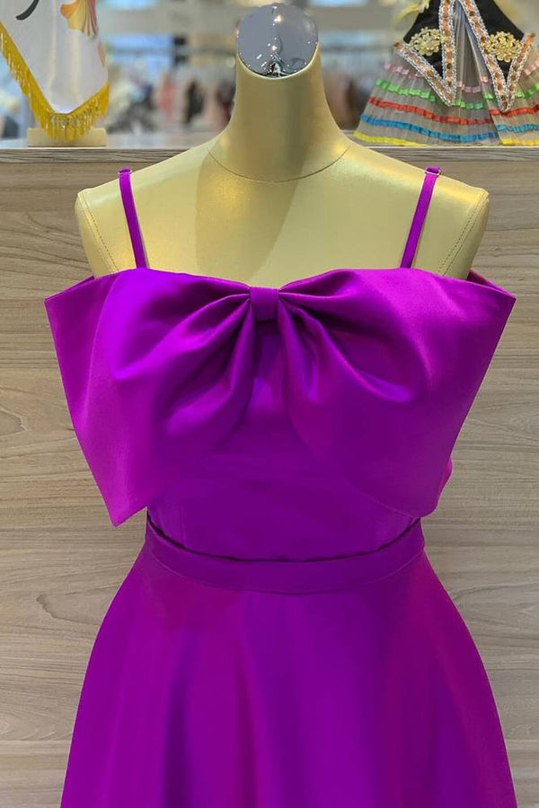 Luolandi Sky Blue Spaghetti Straps A-Line Homecoming Dress Solid Color Short Party Dress