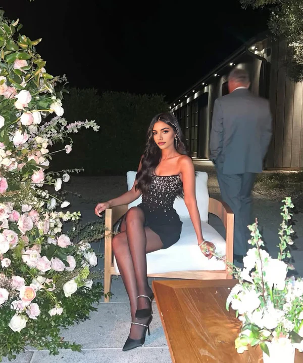 Luolandi Chic A Line Strapless Short Prom Dress Charming Homecoming Dress Lovely Graduation Dress Sweetheart Birthday Party Dress