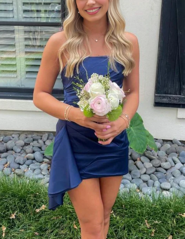 Luolandi Fashion Sheath Sleeveless Short Summer Dress Charming Homecoming Dress Lovely Graduation Dress Cute Birthday Party Dress