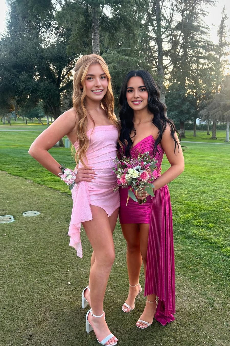 Luolandi Charming Sheath Strapless Homecoming Dress Fashion Graduation Dress Sexy Birthday Party Dress