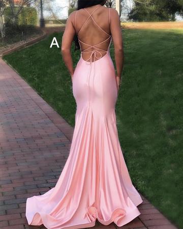 Luolandi Dress Mermaid V-neck Long  Prom Dress Charming Evening Party Dress Formal Dress
