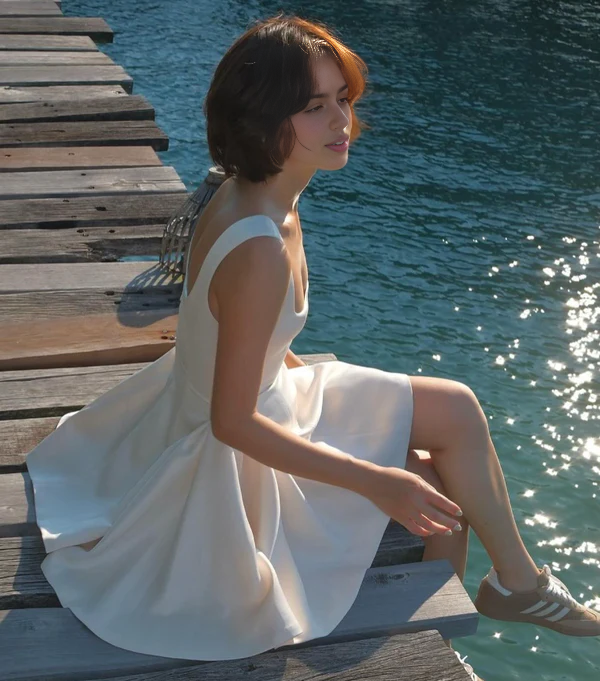 Luolandi Simple A Line Straps Short Prom Dress Charming Homecoming Dress Lovely Graduation Dress Sweetheart Birthday Party Dress