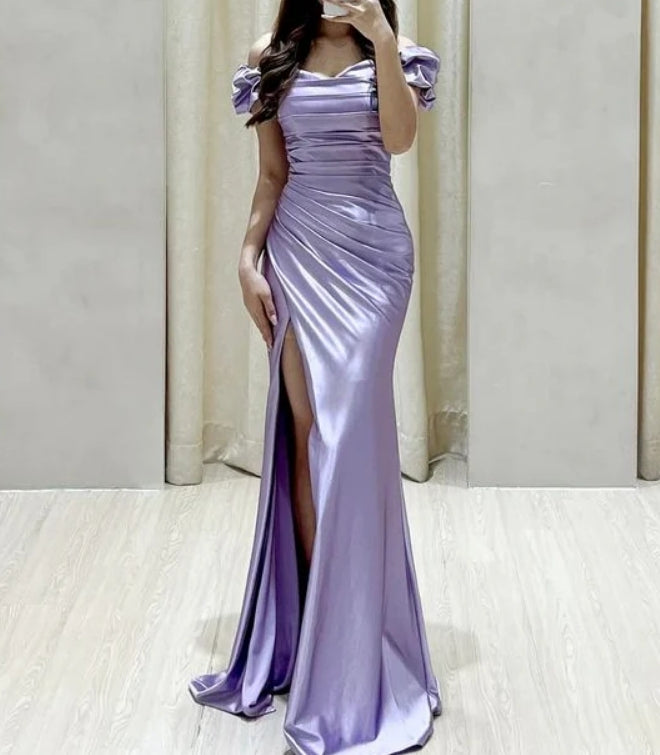Luolandi Dress Elegant Lilac Evening Dress Formal Party Dress Long Prom Gown Formal Dress