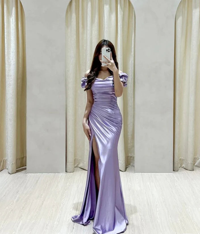Luolandi Dress Elegant Lilac Evening Dress Formal Party Dress Long Prom Gown Formal Dress