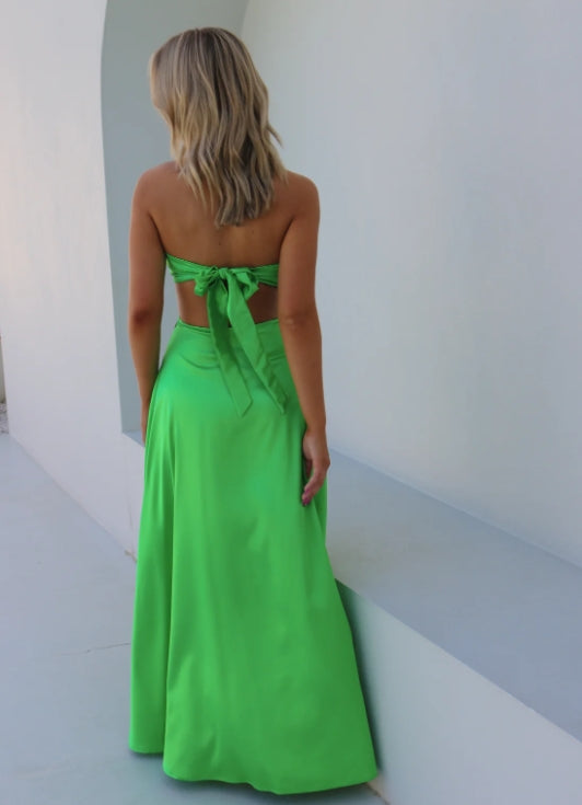 Luolandi Sexy Hollow-Out Long Prom Dress Charming Evening Party Dress Women's Dresses