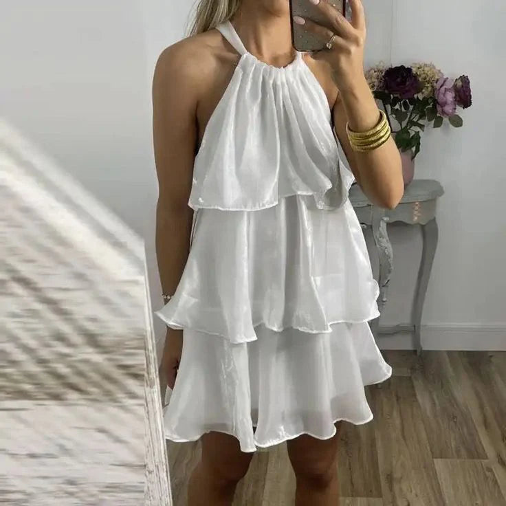 Luolandi A-Line Sweetheart Halter Short Prom Dress Party Dress Homecoming Dress Graduation Dress