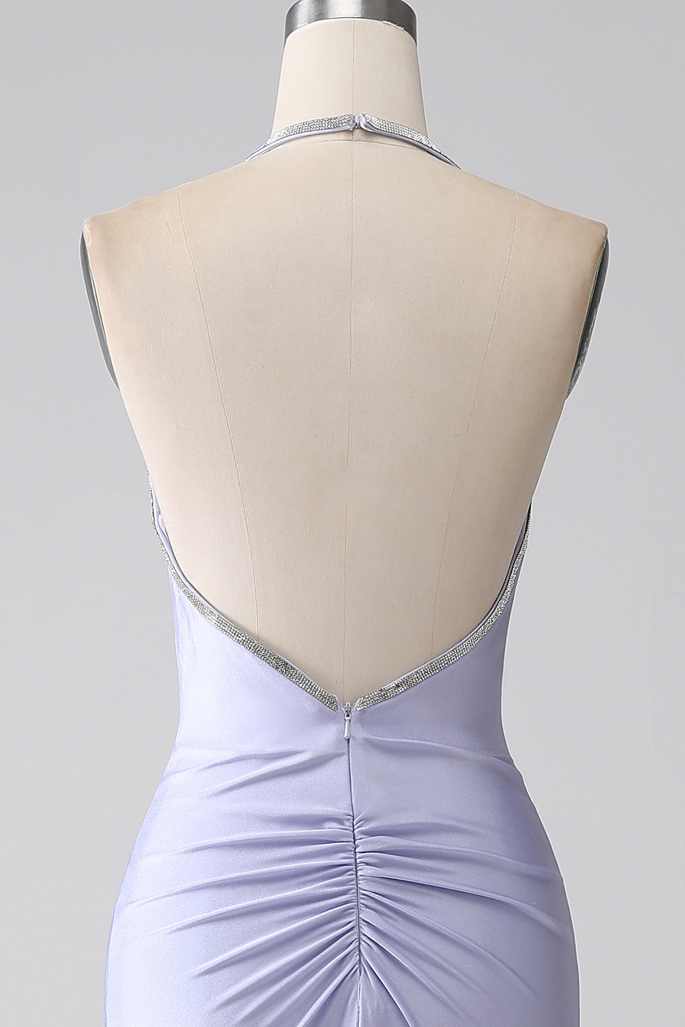 Luolandi Royal Blue Mermaid Halter Neck Backless Long Prom Dress Open Back Sexy Evening Dress Party Dress