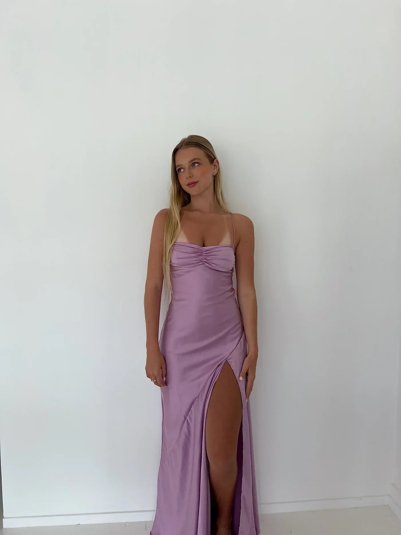 Luolandi Elegant Formal Dress Gowns Evening Gowns Spaghetti Straps Long Prom Dress Charming Party Dress