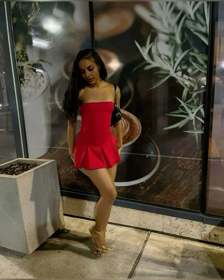 Luolandi Cute A Line Strapless Short Prom Dress Charming Homecoming Dress Chic Graduation Dress Simple Birthday Party Dress