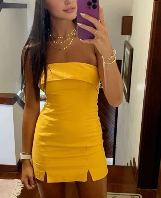 Luolandi Lovely Strapless Prom Dress Charming Homecoming Dress Sweetheart Graduation Dress Simple Birthday Party Dress