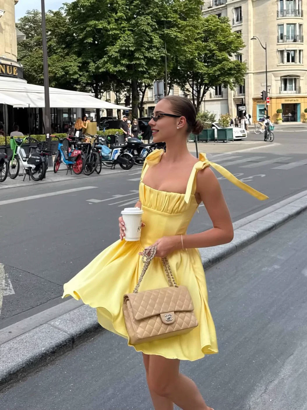 Luolandi A Line Bow Strap Prom Dress Charming Homecoming Dress Sweetheart Graduation Dress Simple Birthday Party Dress