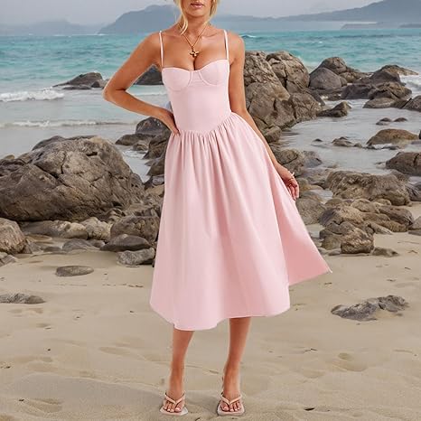 Luolandi Dress A Line Pink Evening Dresses Charming Formal Party Dress Prom Gown