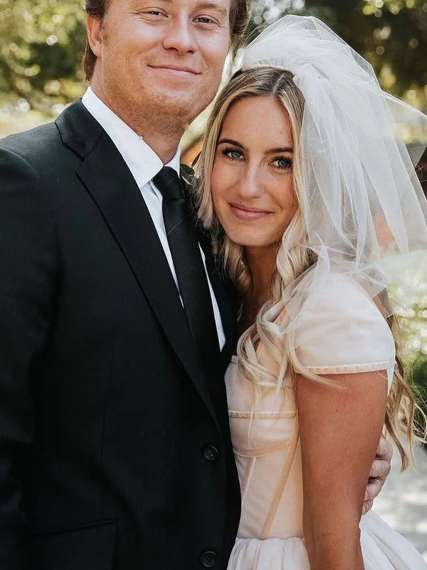 Luolandi Cute Delicate Bouffant Princess Wedding Dresses Simple Bridal Gown