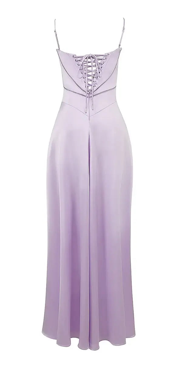 Luolandi Sweet A-Line Spaghetti Straps Long Formal Prom Dresses Sleeveless Cute Graduation Dress Elegant Party Evening Gowns