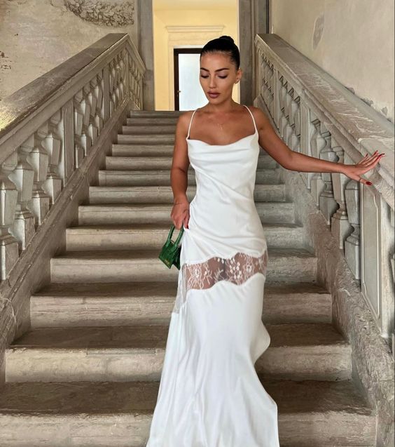 Luolandi Sleeveless Backless Elegant Long Formal Dress Charming Evening Party Dress