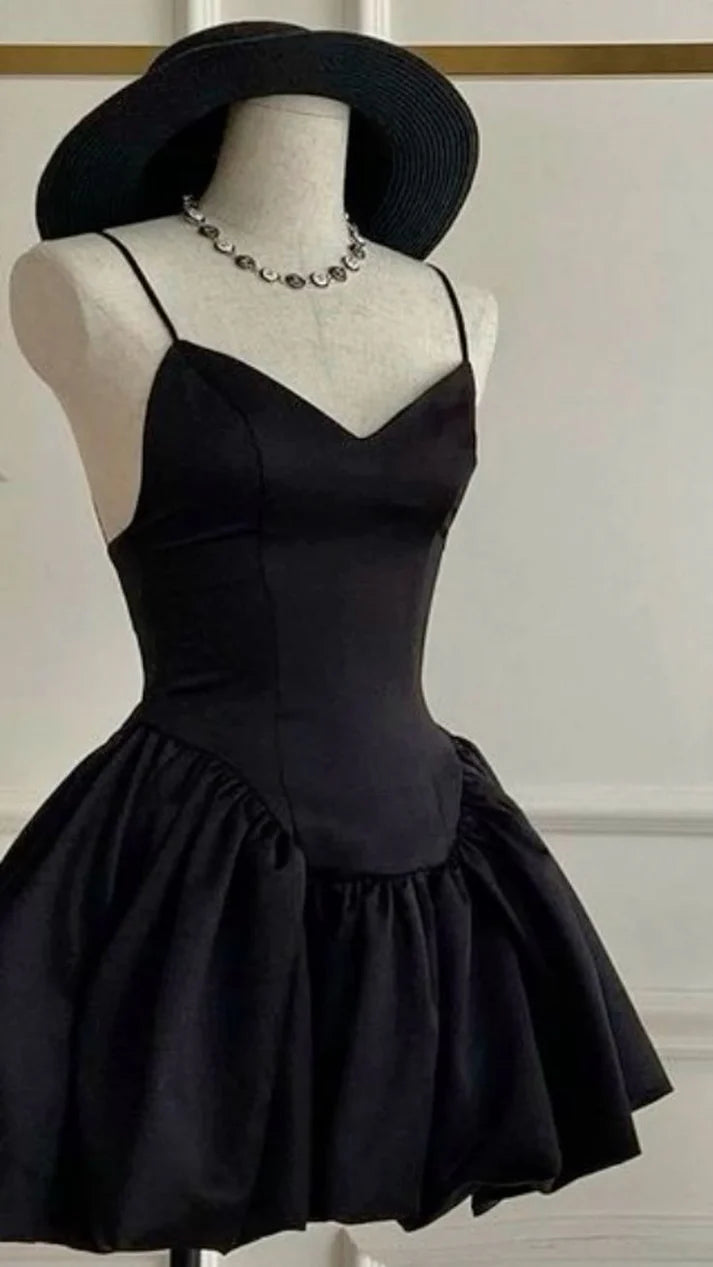 Luolandi Simple A line Short Prom Dress Charming Homecoming Dress Cute Graduation Dress Simple Birthday Party Dress