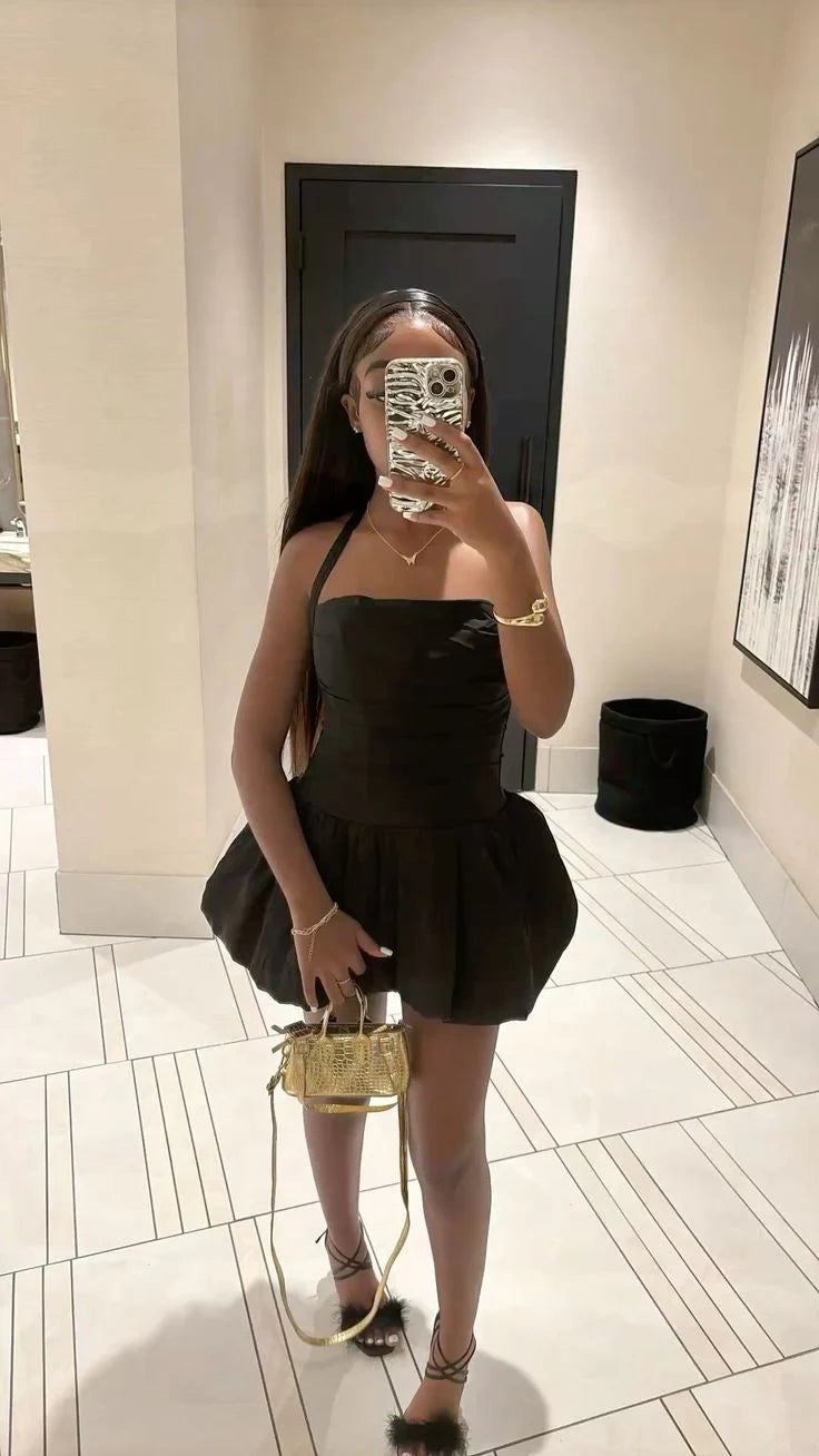 Luolandi Fashion A Line Short Prom Dress Charming Homecoming Dress Lovely Graduation Dress Simple Birthday Party Dress