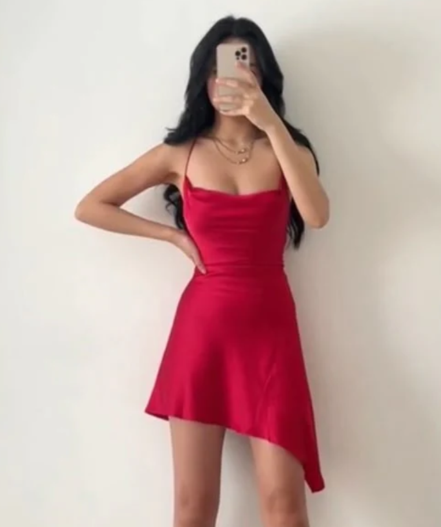 Luolandi Cute Straps Short Prom Dress Charming Homecoming Dress Chic Graduation Dress Simple Birthday Party Dress