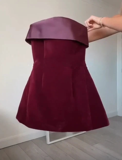 Luolandi Vintage A Line Short Prom Dress Charming Homecoming Dress Lovely Graduation Dress Sweetheart Birthday Party Dress