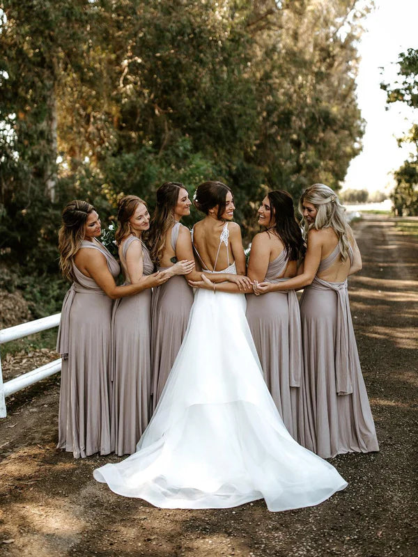 Luolandi Elegant Organza Spaghetti Straps Backless A-line Wedding Dresses With Appliques Beautiful